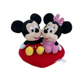 Disney Plush Mickey&Minnie Heart Cushion